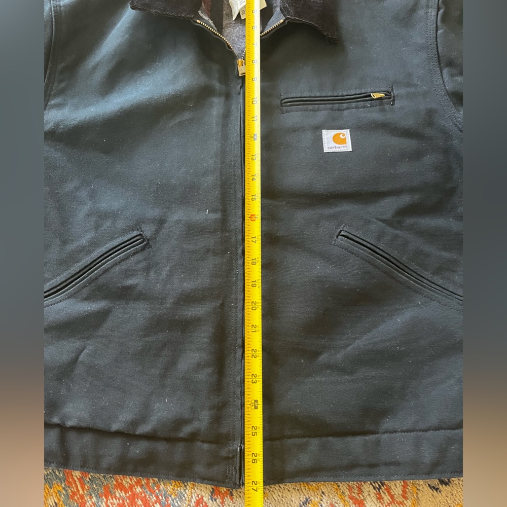 Carhartt Black Jacket Vintage J01 BLK 48 - Picture 13 of 16